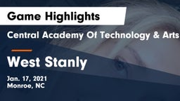 Central Academy Of Technology & Arts vs West Stanly  Game Highlights - Jan. 17, 2021