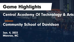 Central Academy Of Technology & Arts vs Community School of Davidson Game Highlights - Jan. 4, 2023