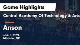 Central Academy Of Technology & Arts vs Anson  Game Highlights - Jan. 5, 2024