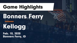 Bonners Ferry  vs Kellogg  Game Highlights - Feb. 10, 2020