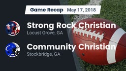 Recap: Strong Rock Christian  vs. Community Christian  2018