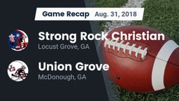 Recap: Strong Rock Christian  vs. Union Grove  2018