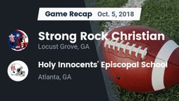 Recap: Strong Rock Christian  vs. Holy Innocents' Episcopal School 2018