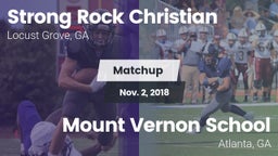 Matchup: Strong Rock vs. Mount Vernon School 2018