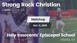 Matchup: Strong Rock vs. Holy Innocents' Episcopal School 2019