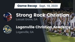 Recap: Strong Rock Christian  vs. Loganville Christian Academy  2020