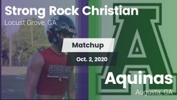 Matchup: Strong Rock vs. Aquinas  2020