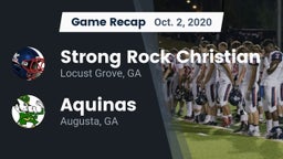 Recap: Strong Rock Christian  vs. Aquinas  2020