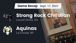 Recap: Strong Rock Christian  vs. Aquinas  2021