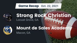 Recap: Strong Rock Christian  vs. Mount de Sales Academy  2021