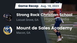 Recap: Strong Rock Christian School vs. Mount de Sales Academy  2023