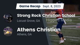 Recap: Strong Rock Christian School vs. Athens Christian  2023