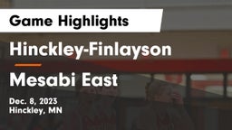 Hinckley-Finlayson  vs Mesabi East  Game Highlights - Dec. 8, 2023
