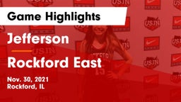 Jefferson  vs Rockford East  Game Highlights - Nov. 30, 2021