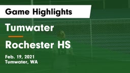 Tumwater  vs Rochester HS  Game Highlights - Feb. 19, 2021