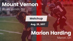 Matchup: Mount Vernon High vs. Marion Harding  2017