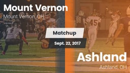 Matchup: Mount Vernon High vs. Ashland  2017