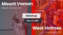 Matchup: Mount Vernon High vs. West Holmes  2017