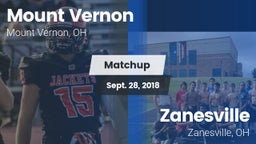 Matchup: Mount Vernon High vs. Zanesville  2018