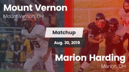 Matchup: Mount Vernon High vs. Marion Harding  2019