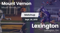 Matchup: Mount Vernon High vs. Lexington  2019