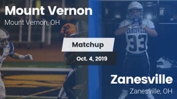 Matchup: Mount Vernon High vs. Zanesville  2019