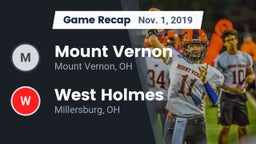 Recap: Mount Vernon  vs. West Holmes  2019