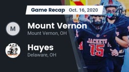 Recap: Mount Vernon  vs. Hayes  2020