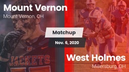Matchup: Mount Vernon High vs. West Holmes  2020