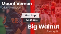 Matchup: Mount Vernon High vs. Big Walnut 2020