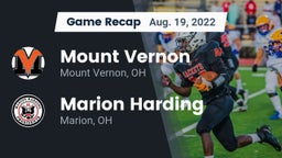 Recap: Mount Vernon  vs. Marion Harding  2022