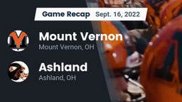 Recap: Mount Vernon  vs. Ashland  2022