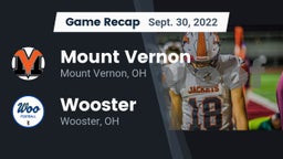 Recap: Mount Vernon  vs. Wooster  2022