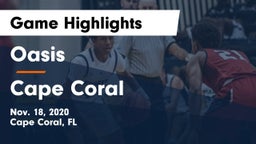 Oasis  vs Cape Coral  Game Highlights - Nov. 18, 2020