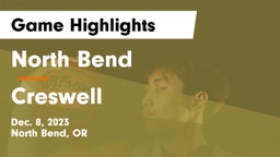 North Bend  vs Creswell  Game Highlights - Dec. 8, 2023