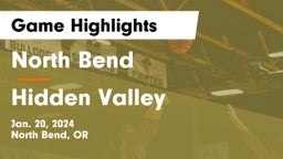 North Bend  vs Hidden Valley  Game Highlights - Jan. 20, 2024