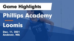Phillips Academy vs Loomis  Game Highlights - Dec. 11, 2021