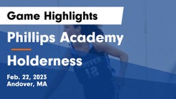 Phillips Academy vs Holderness  Game Highlights - Feb. 22, 2023