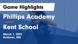 Phillips Academy vs Kent School Game Highlights - March 1, 2023