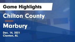 Chilton County  vs Marbury  Game Highlights - Dec. 14, 2021