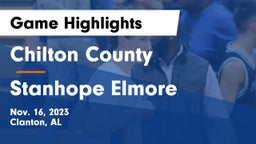 Chilton County  vs Stanhope Elmore  Game Highlights - Nov. 16, 2023