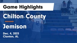 Chilton County  vs Jemison  Game Highlights - Dec. 4, 2023