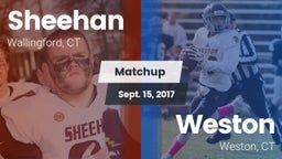 Matchup: Sheehan  vs. Weston  2017
