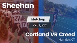 Matchup: Sheehan  vs. Cortland VR Creed  2017