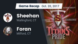 Recap: Sheehan  vs. Foran  2017