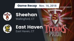 Recap: Sheehan  vs. East Haven  2018