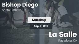 Matchup: Bishop Diego High vs. La Salle  2016
