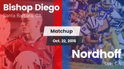 Matchup: Bishop Diego High vs. Nordhoff  2016