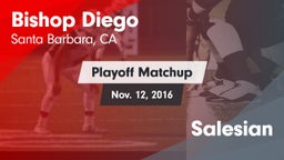 Matchup: Bishop Diego High vs. Salesian  2016