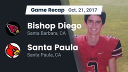 Recap: Bishop Diego  vs. Santa Paula  2017